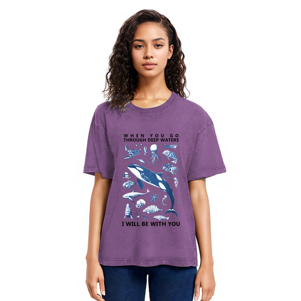 Tokyosol Deep Sea Creatures Washed T-Shirt