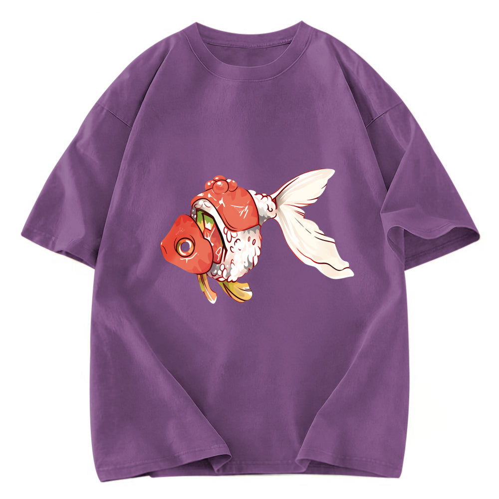 Tokyosol Goldfish Sushi Washed T-Shirt