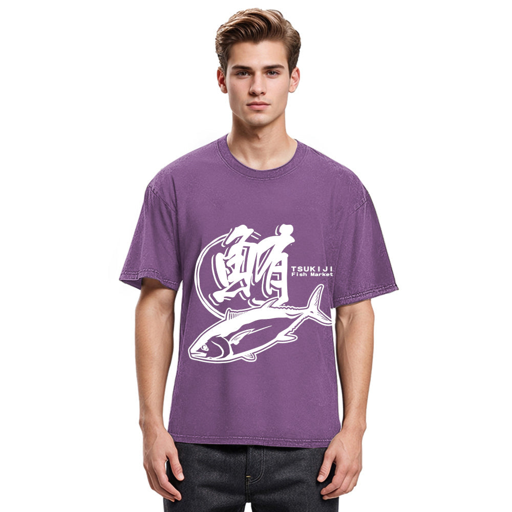 Tokyosol Tuna Market Washed T-Shirt