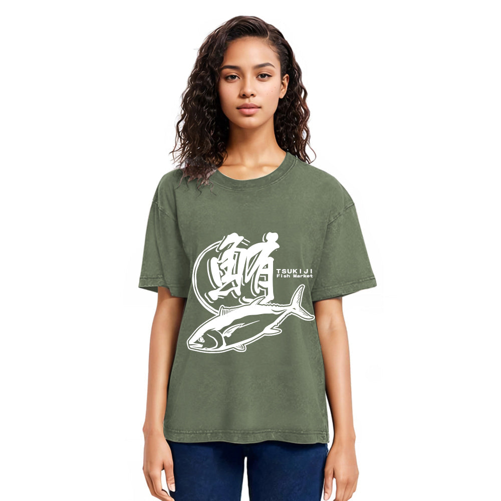 Tokyosol Tuna Market Washed T-Shirt