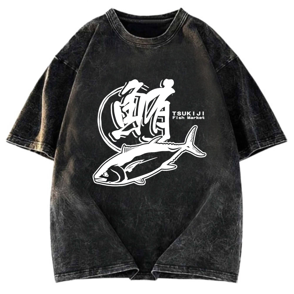 Tokyosol Tuna Market Washed T-Shirt