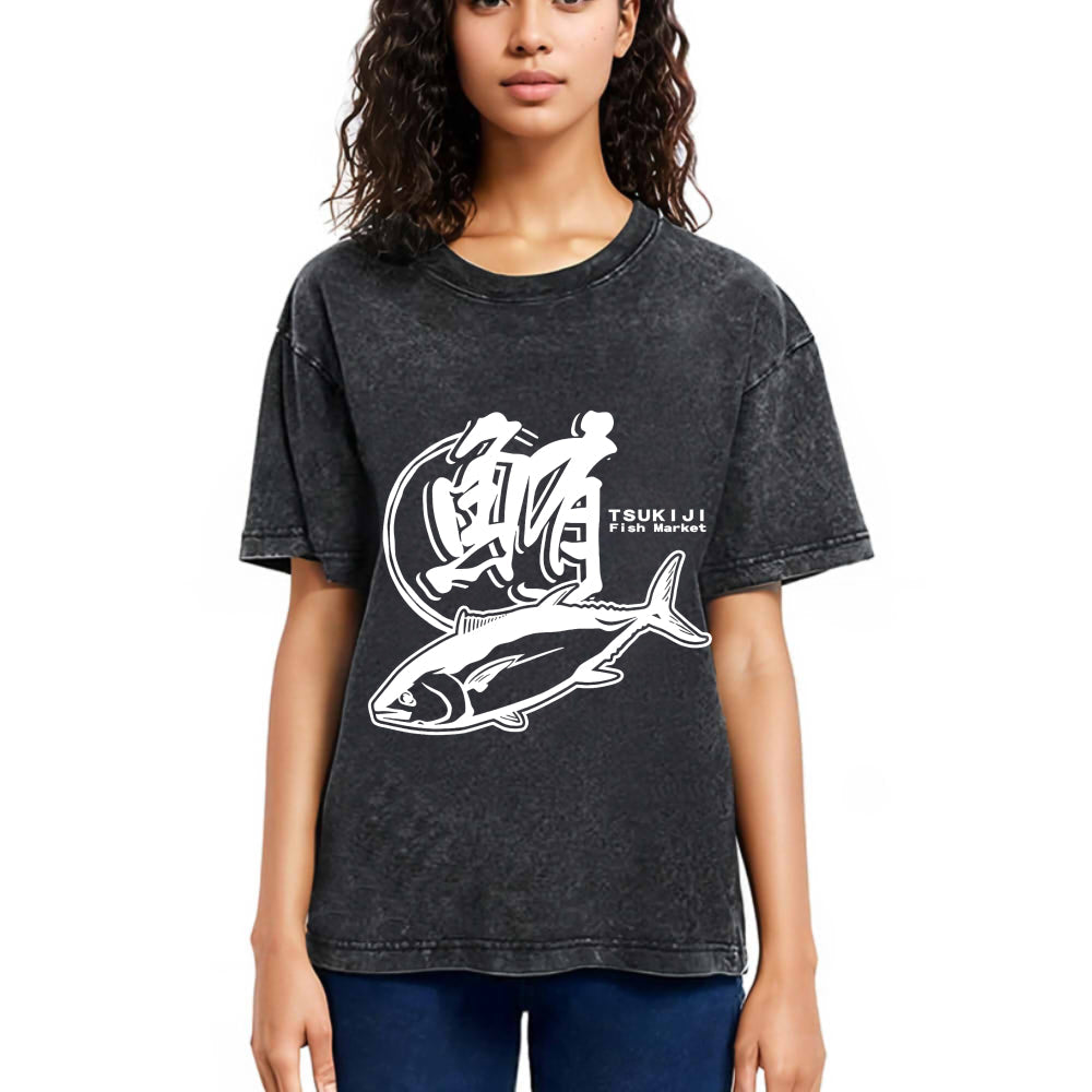 Tokyosol Tuna Market Washed T-Shirt
