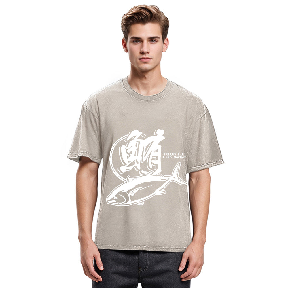 Tokyosol Tuna Market Washed T-Shirt