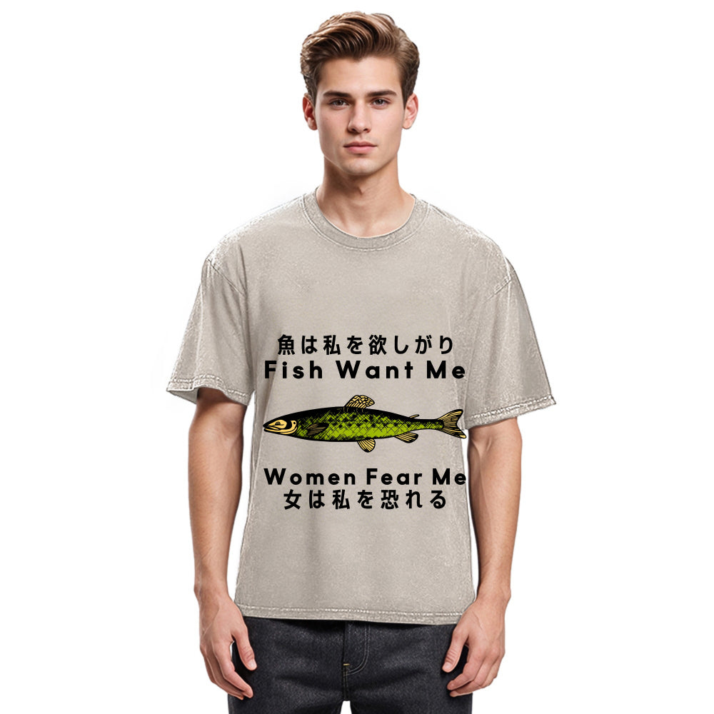 Tokyosol Fishing Essential Washed T-Shirt