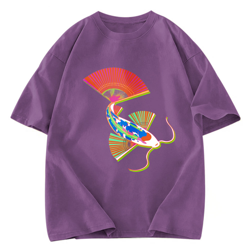 Tokyosol Japanese Traditional Fish Washed T-Shirt