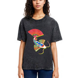 Tokyosol Japanese Traditional Fish Washed T-Shirt