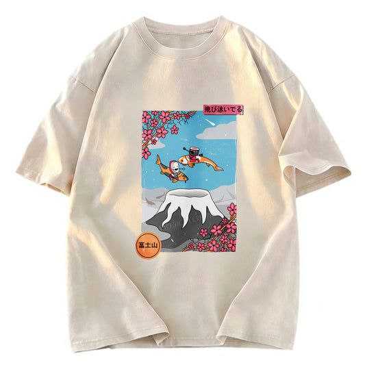 Tokyosol Mount Fuji Trip Washed T-Shirt