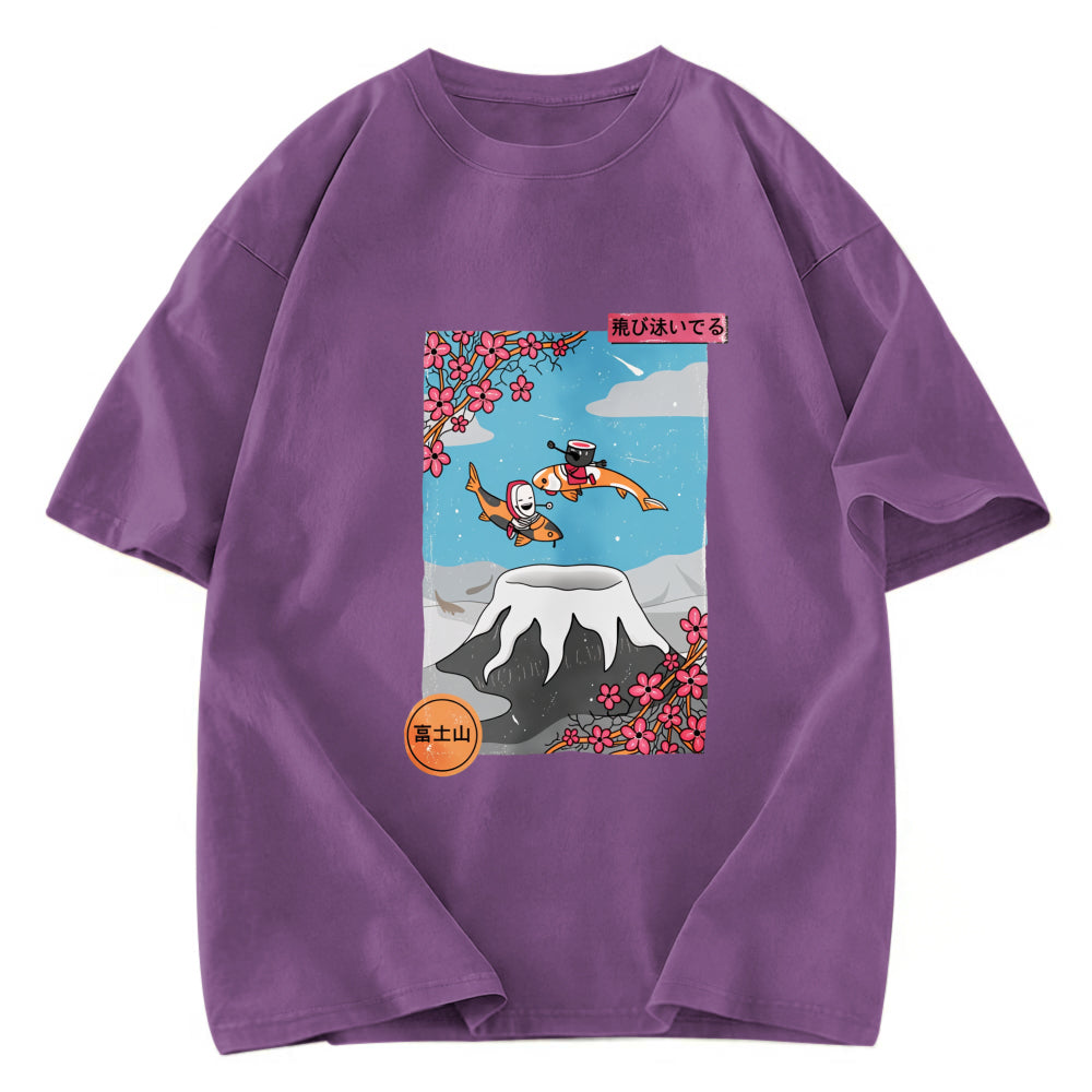 Tokyosol Mount Fuji Trip Washed T-Shirt