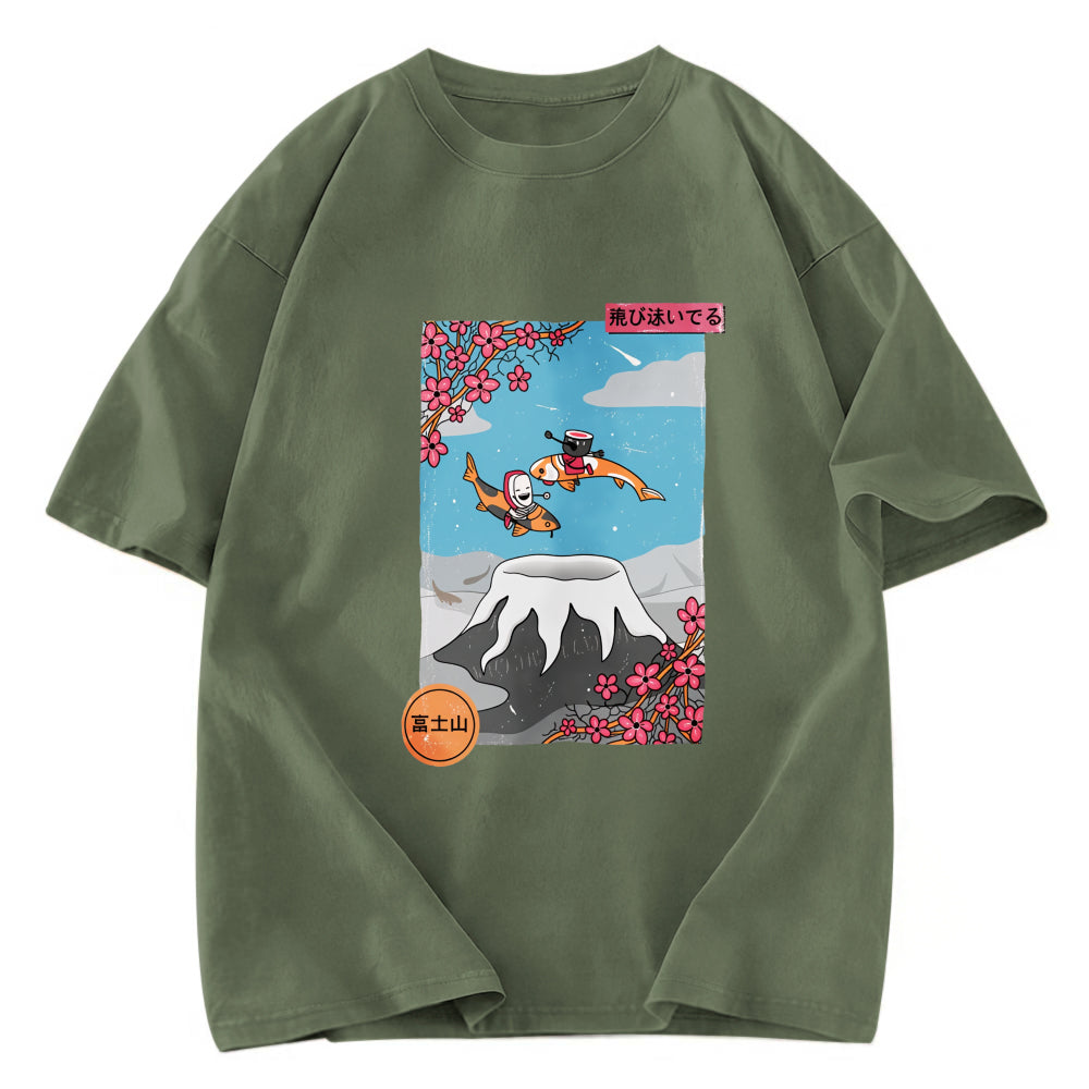 Tokyosol Mount Fuji Trip Washed T-Shirt