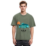 Tokyosol Japanese Fish Vintage Washed T-Shirt