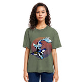 Tokyosol Vintage Japanese Koi Washed T-Shirt