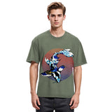Tokyosol Vintage Japanese Koi Washed T-Shirt
