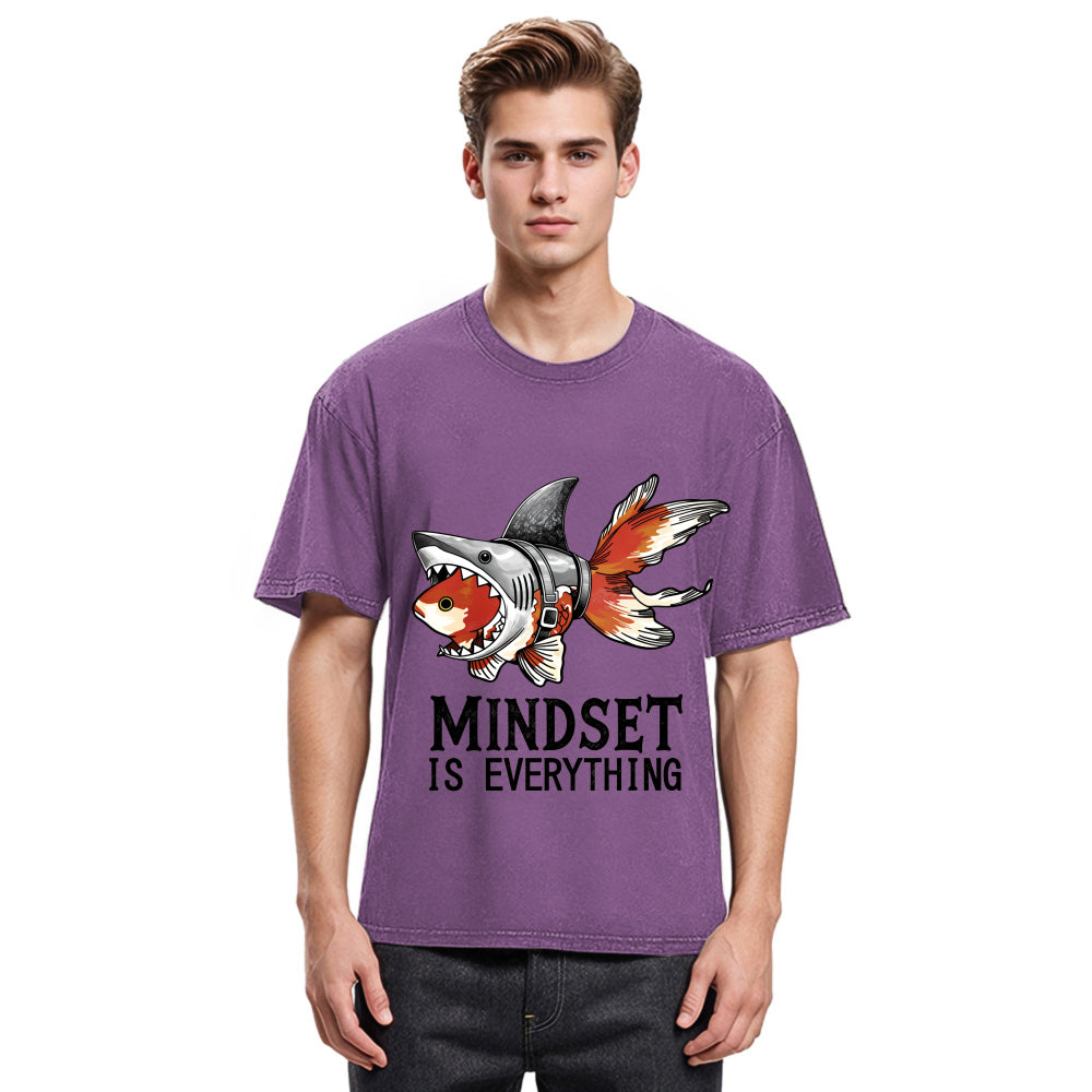 Tokyosol Goldfish Disguised As Shark Washed T-Shirt