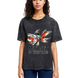 Tokyosol Goldfish Disguised As Shark Washed T-Shirt