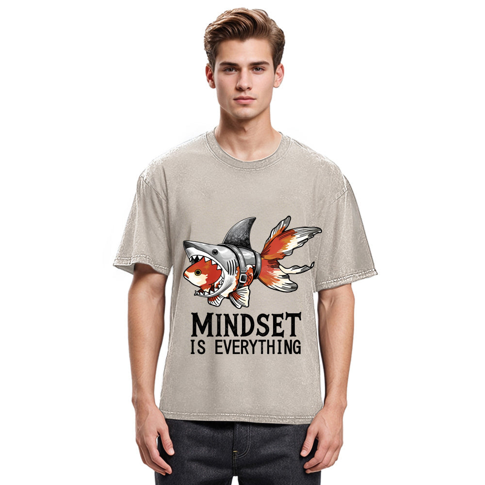Tokyosol Goldfish Disguised As Shark Washed T-Shirt