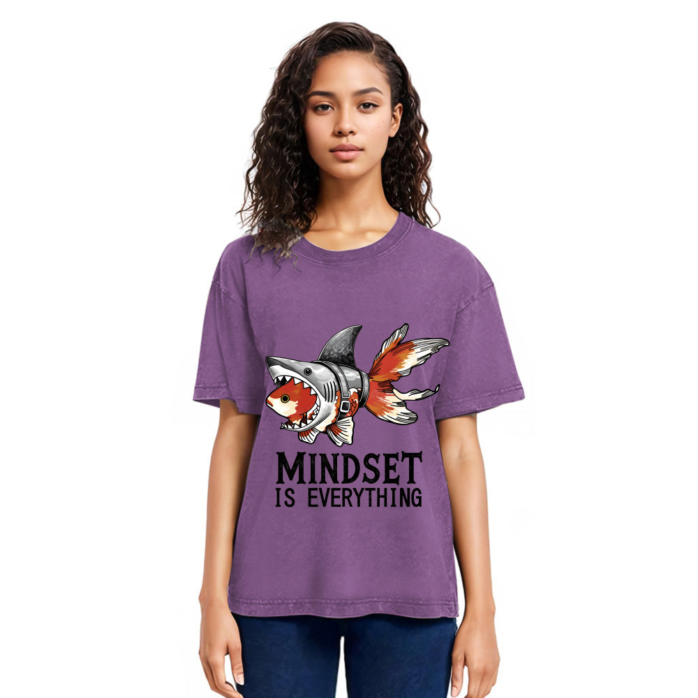 Tokyosol Goldfish Disguised As Shark Washed T-Shirt