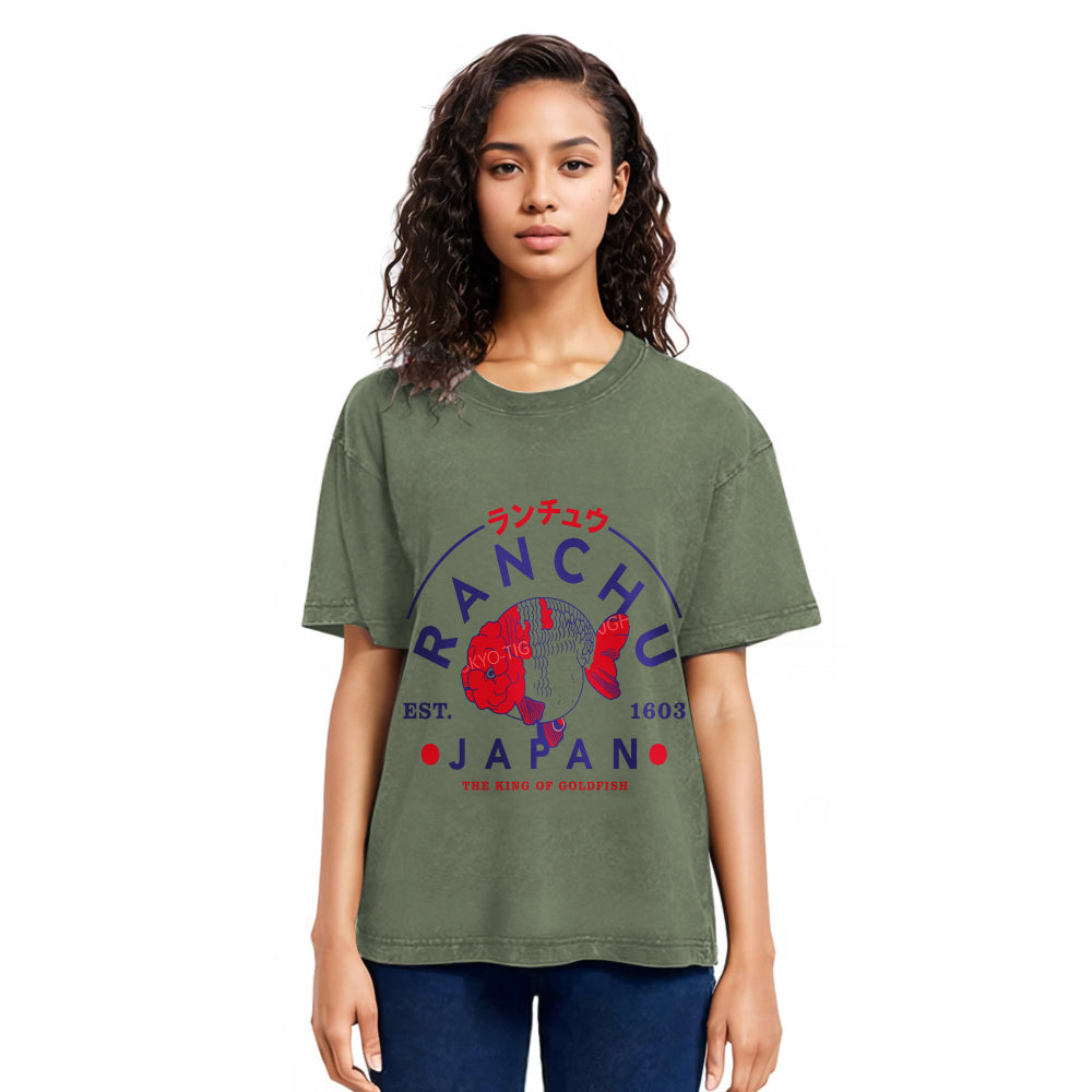 Tokyosol Japanese Goldfish Washed T-Shirt