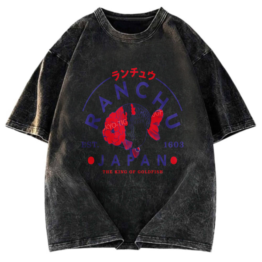 Tokyosol Japanese Goldfish Washed T-Shirt