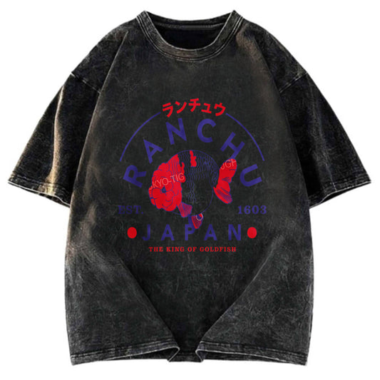 Tokyosol Japanese Goldfish Washed T-Shirt
