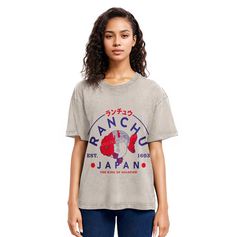 Tokyosol Japanese Goldfish Washed T-Shirt