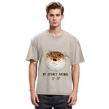 Tokyosol Grumpy Pufferfish Washed T-Shirt