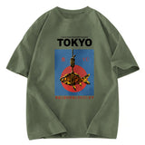 Tokyosol Retro Tokyo Fish Washed T-Shirt