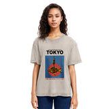 Tokyosol Retro Tokyo Fish Washed T-Shirt