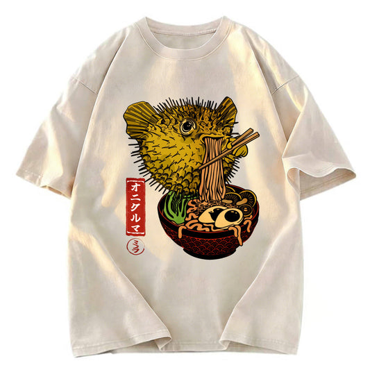 Tokyosol Ramen Lover Fugu Washed T-Shirt