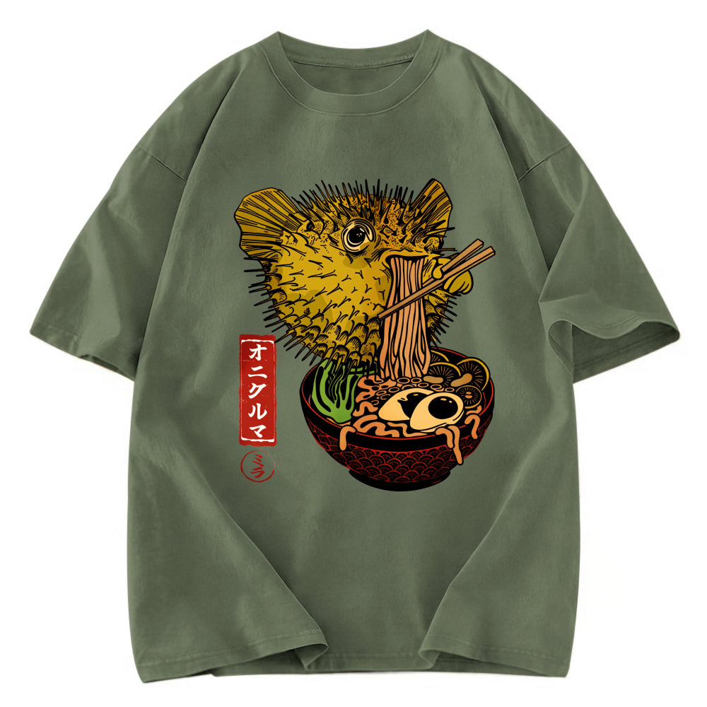 Tokyosol Ramen Lover Fugu Washed T-Shirt