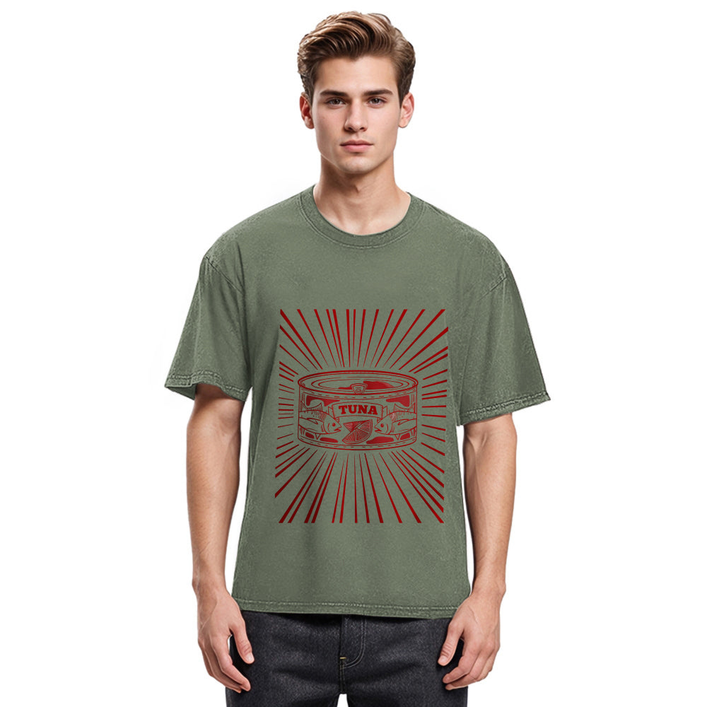 Tokyosol Canned Tuna Washed T-Shirt