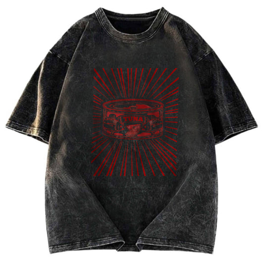 Tokyosol Canned Tuna Washed T-Shirt