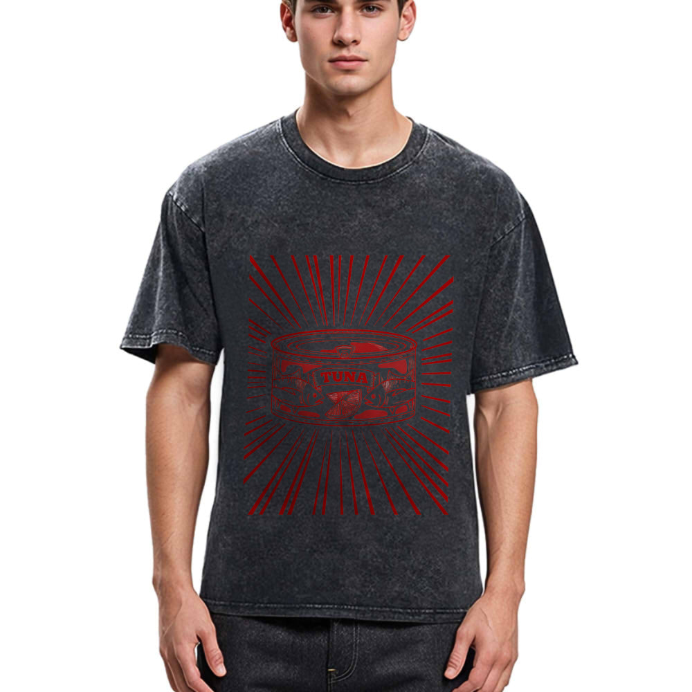 Tokyosol Canned Tuna Washed T-Shirt