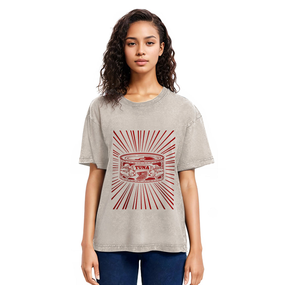 Tokyosol Canned Tuna Washed T-Shirt
