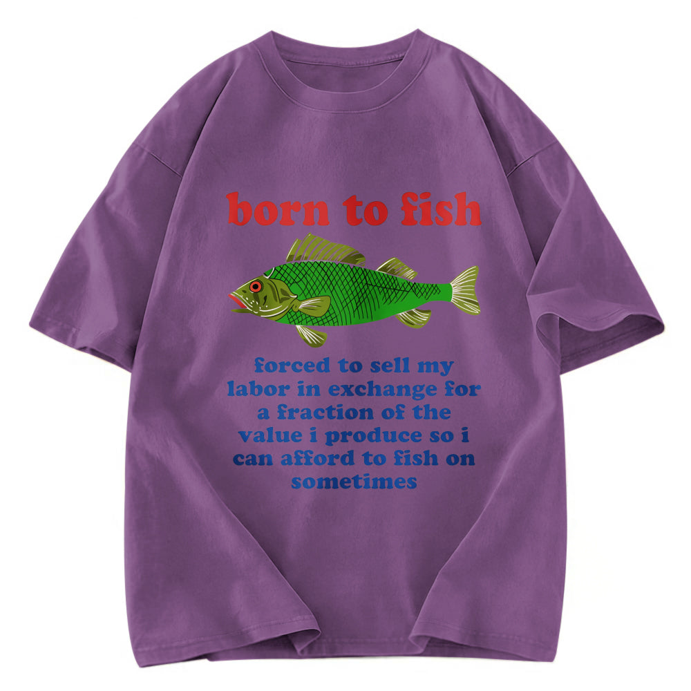 Tokyosol Born To Fish Washed T-Shirt