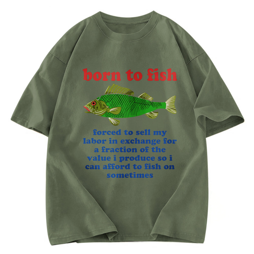 Tokyosol Born To Fish Washed T-Shirt