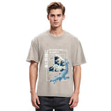 Tokyosol Ukiyoe Waves And Fish Washed T-Shirt