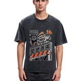 Tokyosol Tsukiji Market Manga Washed T-Shirt