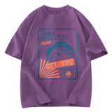 Tokyosol Tsukiji Fish Market Tokyo Japan Washed T-Shirt