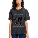 Tokyosol Fishman Had To Work Washed T-Shirt