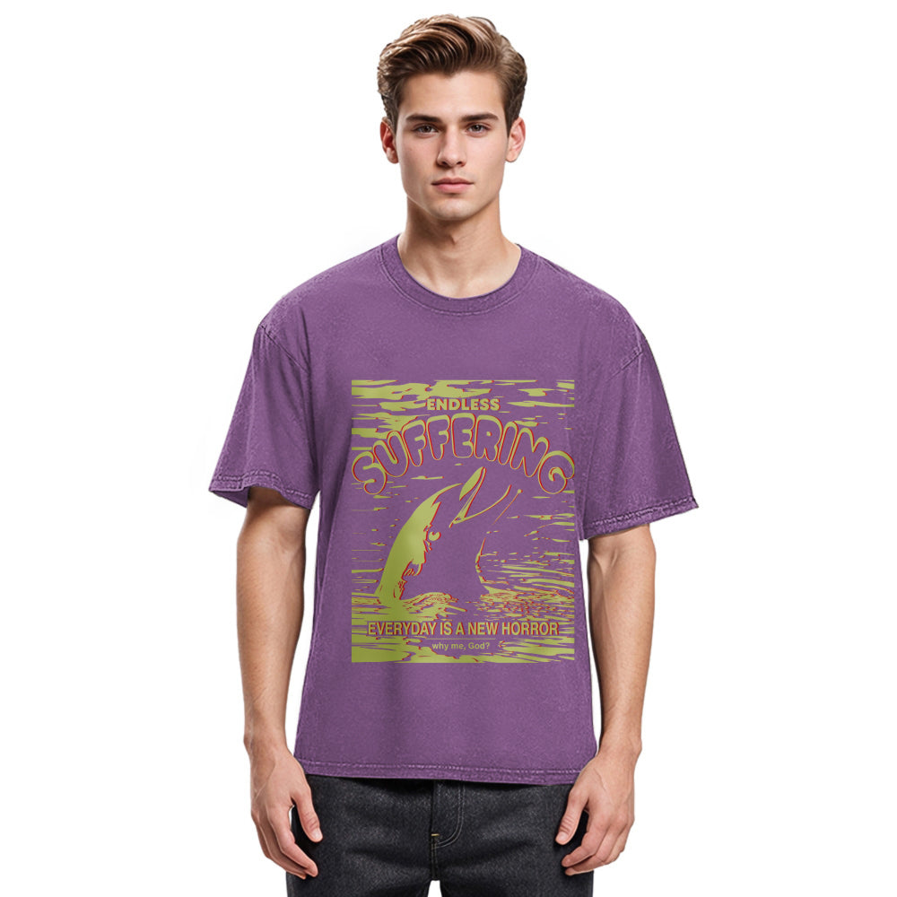 Tokyosol Frightened Dolphin Washed T-Shirt