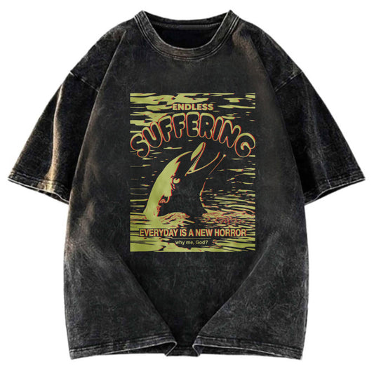 Tokyosol Frightened Dolphin Washed T-Shirt
