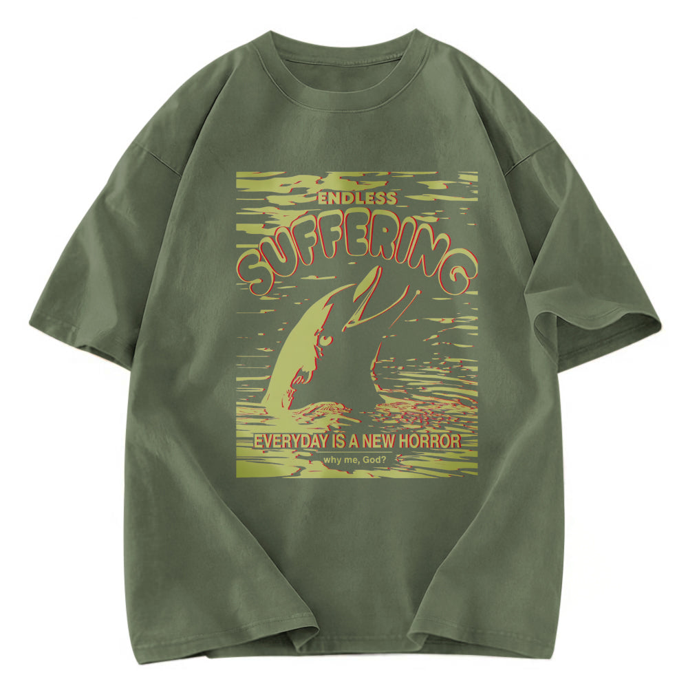 Tokyosol Frightened Dolphin Washed T-Shirt