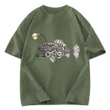 Tokyosol Anglerfish Japanese Washed T-Shirt