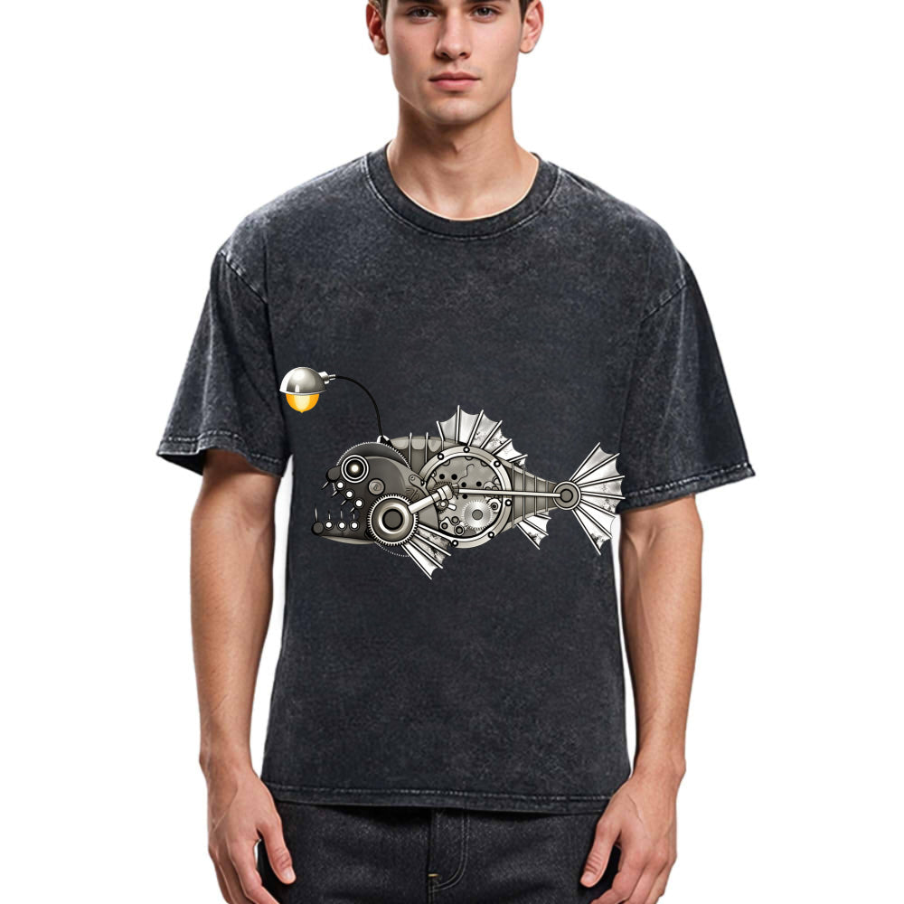 Tokyosol Anglerfish Japanese Washed T-Shirt