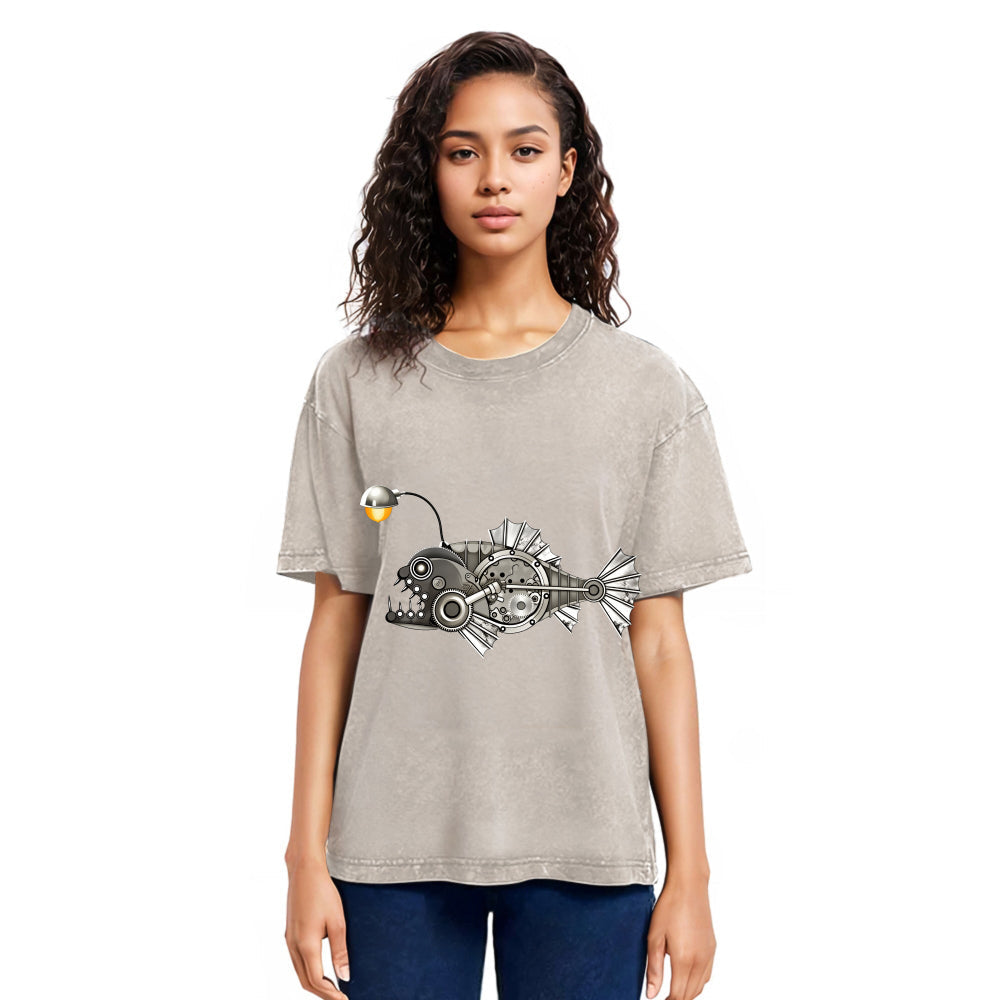 Tokyosol Anglerfish Japanese Washed T-Shirt
