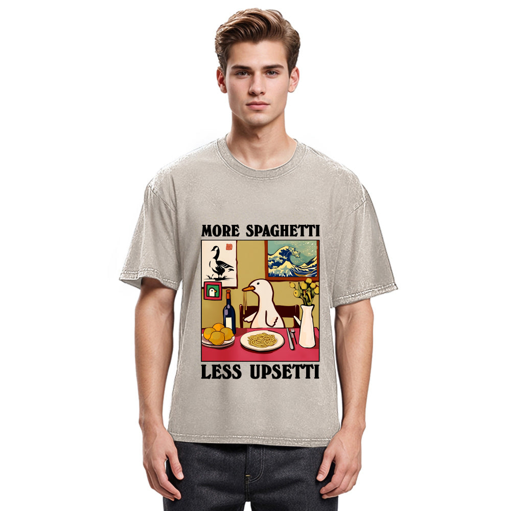 Tokyosol More Spaghetti Less Upsetti Goose Washed T-Shirt