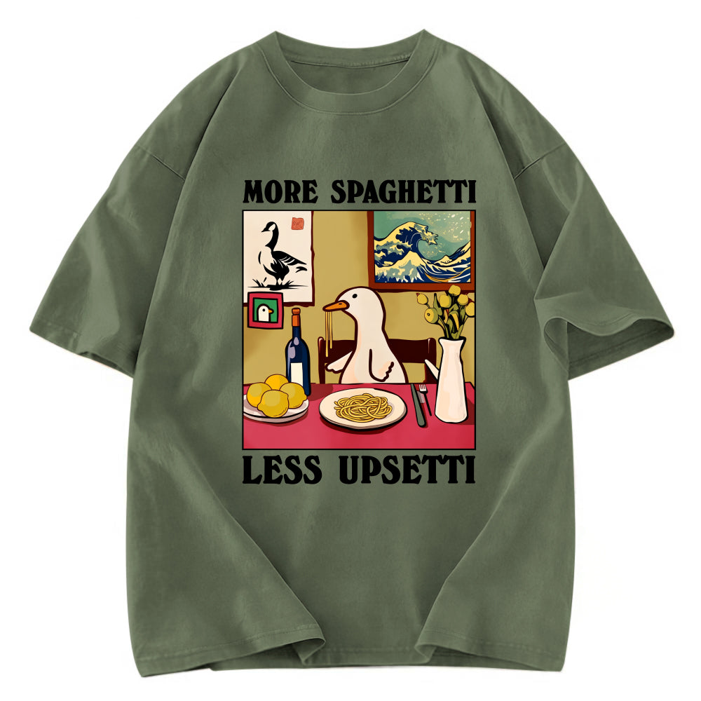 Tokyosol More Spaghetti Less Upsetti Goose Washed T-Shirt