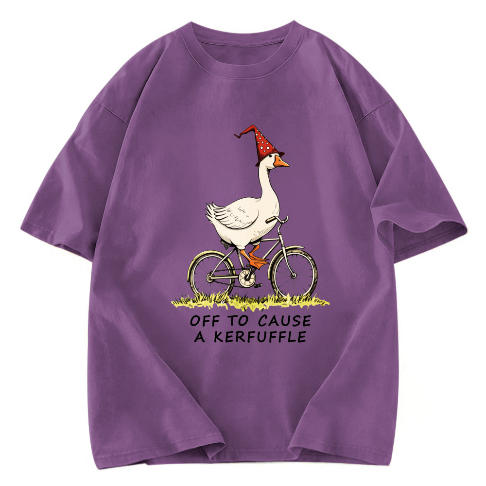 Tokyosol Stupid Goose Riding A Bicycle Classic T-Shirt