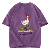 Tokyosol Stupid Goose Riding A Bicycle Classic T-Shirt