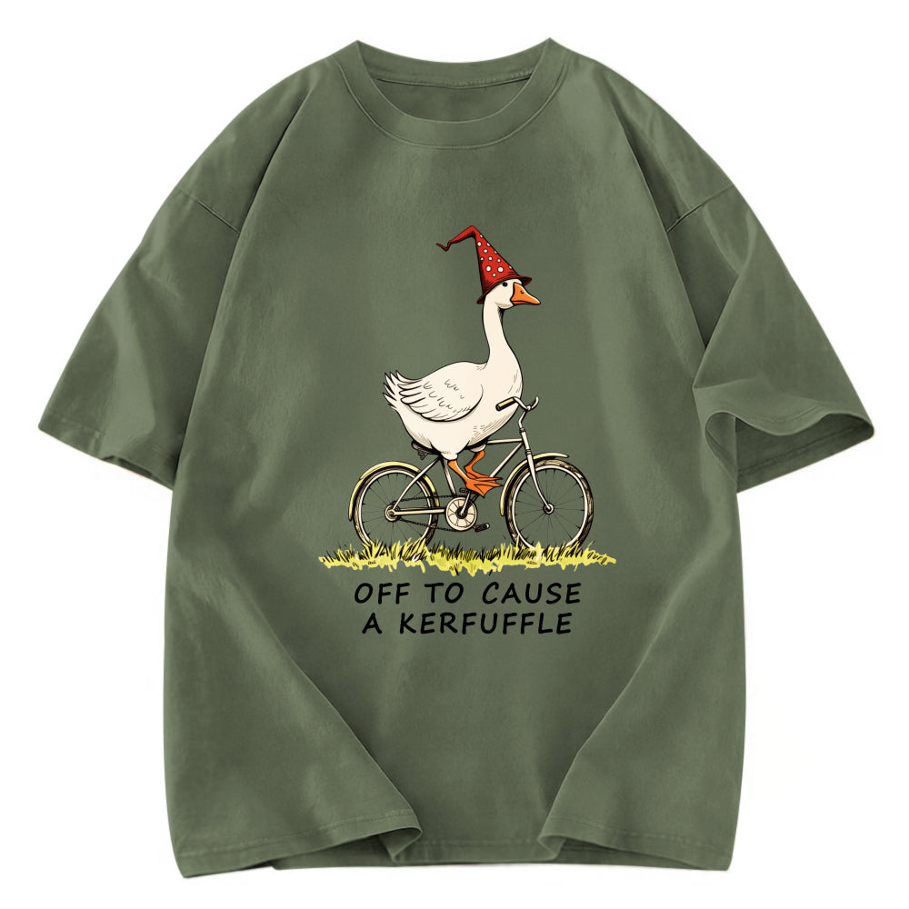Tokyosol Stupid Goose Riding A Bicycle Classic T-Shirt